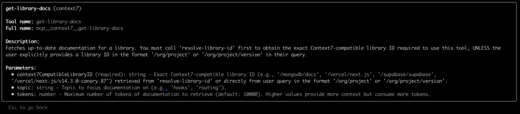 How Context7 works: getting documentation and its tool definition - jorgecolonconsulting
