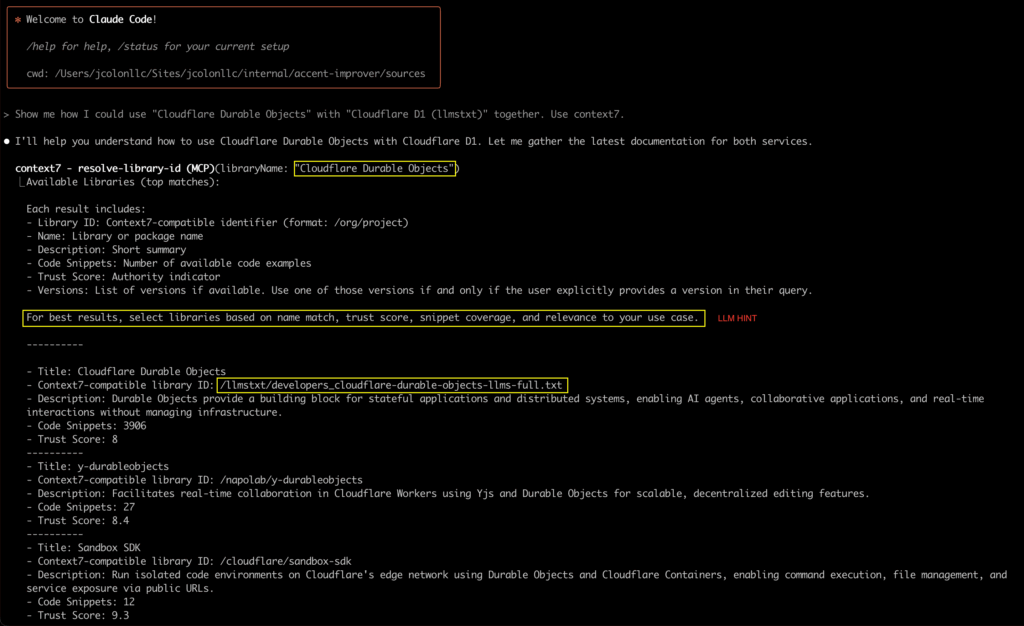 How Context7 works: by Resolving Library from its Database - jorgecolonconsulting